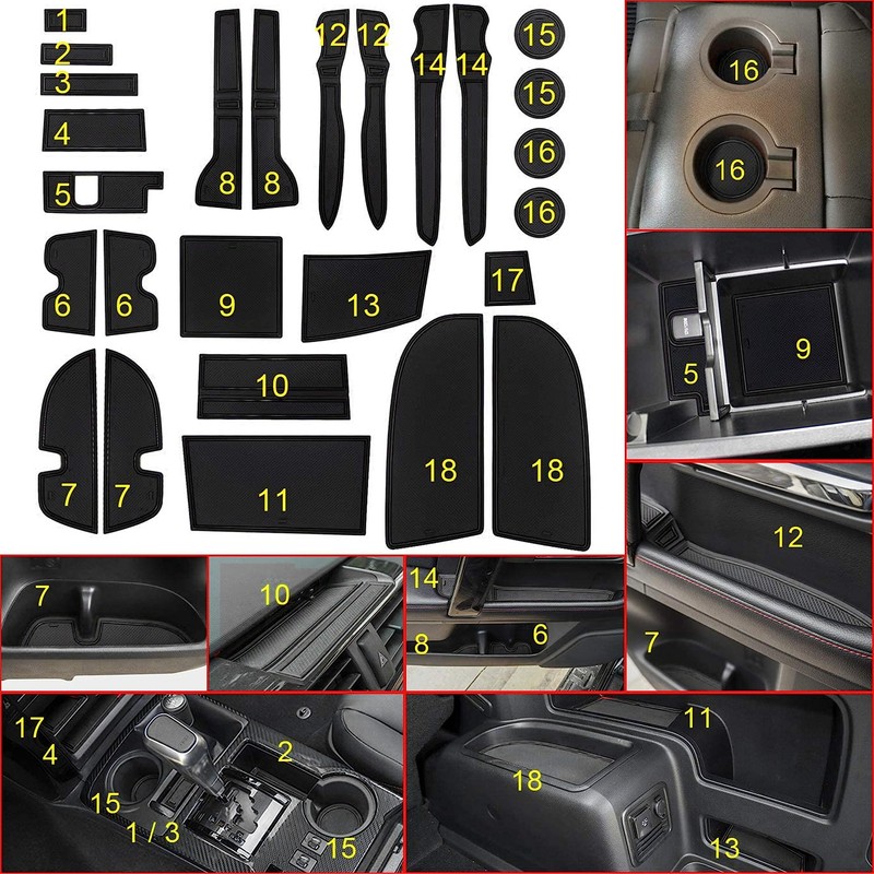 SENSHINE for Toyota 4Runner Accessories 2010-2021 2022 2023 2024 Cup