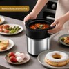 Mini Slow Cooker, 0.65 Qt Capacity small slow cooker, Ceramic