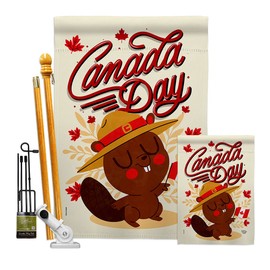Ornament Collection Dominion Day Garden House Flag Kit Canada Canadian Territories Region Country Particular Area Decoration Banner Small Yard Gift Double-Sided, Made in USA