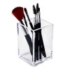 HSYMQ 2 Pack Clear Acrylic Pencil Pen Holder Cup, Makeup