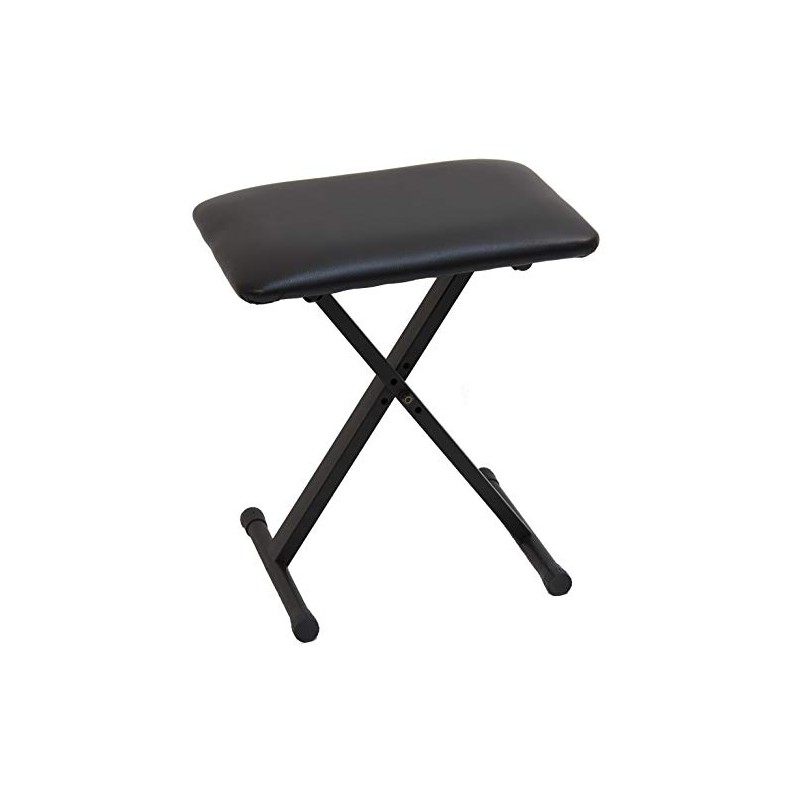 Casio ARBENCH X-Style Adjustable Padded Folding Keyboard Bench (Black)