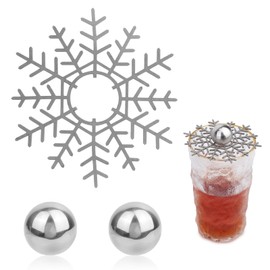 2uds Bolas Enfriamiento Espresso, Bola Acero Inoxidable para Café Congelado con Soporte Enfriador Rápido Café Accesorio Esencial para Cafeteras Espresso Uso Doméstico y en Cafeterías