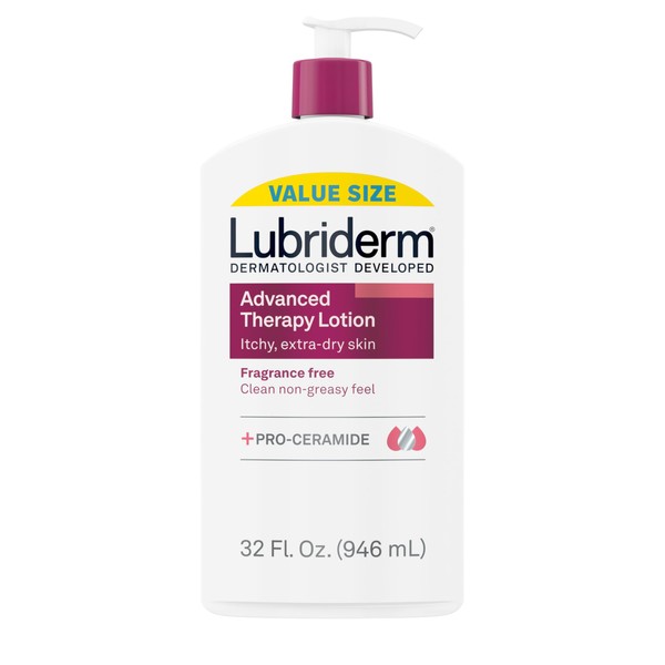 Lubriderm Advanced Therapy Fragrance Free Hand & Body Lotion +