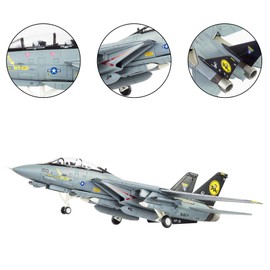 HANGHANG 1/100 F14D Tomcat Model Airplane Fighter Plane Metal Fighter Military Model Diecast Plane Model for Collection or Gift
