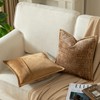 YAERTUN Pack of 2 Chenille Textured Decorative Cushion Covers Accent