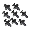 Lantee 100 Pcs Car Front Fender Skirt Push-Type Plastic Nylon