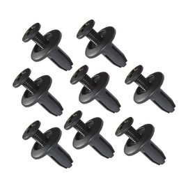 Lantee 100 Pcs Car Front Fender Skirt Push-Type Plastic Nylon Retainer Clips Fasteners Rivets 15 x 12 x 6mm