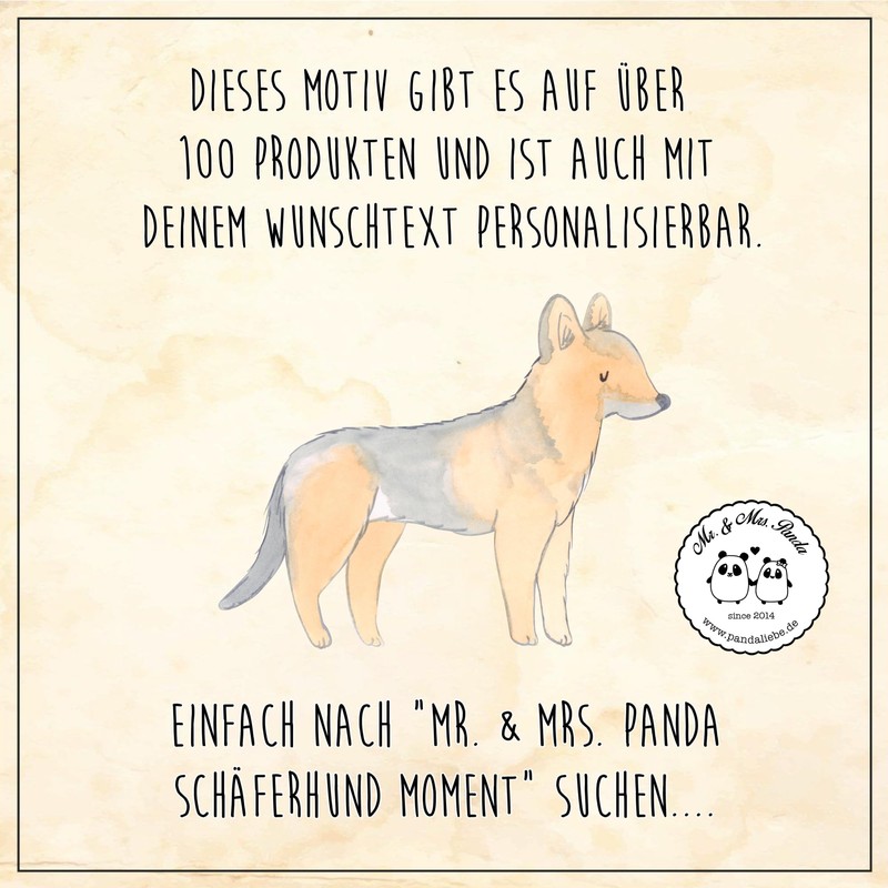 Mr. & Mrs. Panda Square Coasters Shepherd Moment Gift German