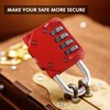 Padlock with Code, 4 Digit Combination Lock for Locker, Outdoor