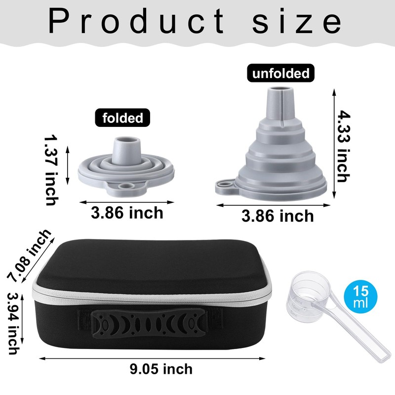 Newtay Travel Protein Powder Set - Include Protein Powder Dispenser,