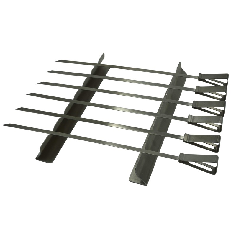 ZenUrban 870007 Grilling Kabob Rack with Skewers