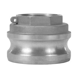 Gloxco Aluminum Type AR Cam and Groove Reducer, 6″ Male Camlock x 4″ Female NPT (CAM-6040-AR-AL)