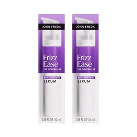 John Frieda Frizz Ease - Suero capilar extra fuerte para cabello grueso y grueso, suero suavizante antiencrespamiento con aceite de argán y coco, 1.69