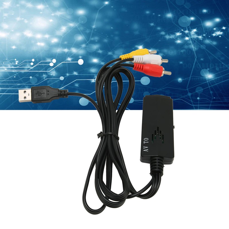 RCA to HD Multimedia Interface Converter Support 1080P USB Power