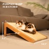 CHEERHOME PETS Sisal Cat Scratcher Ramp for Indoor Cats, 24.8"