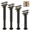 VETIN 4Pcs Adjustable Height Bed Support Legs 10-17 inch, Extra