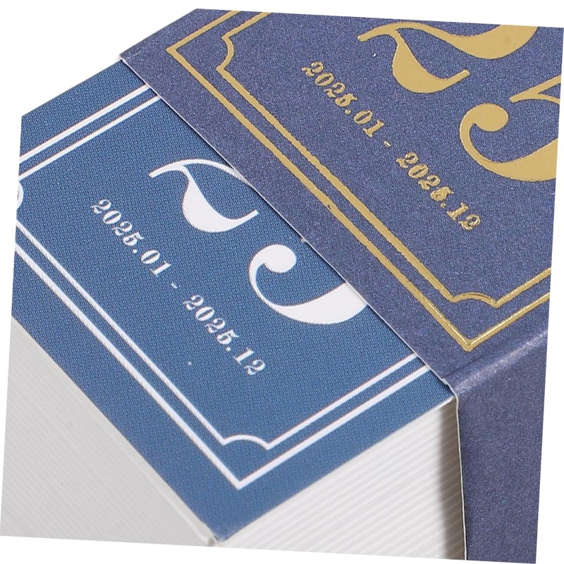 Operitacx 2pcs Mini Desk Calendar Daily Desktop Calendar 2025 Tear