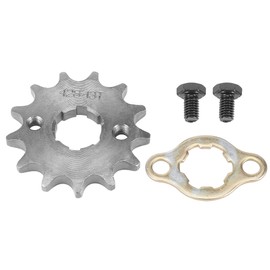 F FIERCE CYCLE 428 Chain 13T 20mm Motorcycle Front Engine Sprocket Titanium Tone for ATV UTV 110cc 125cc 140cc 150cc 160cc Engine
