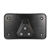 Curved Laydown License Plate Mount with Frame Harley License Plate