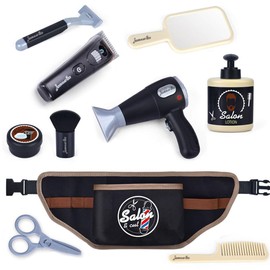 Lotvic Hairdresser Role Play for Kids, 10 Pcs Kids Barber Set, Pretend Play Kids Hairdressing Set, Barber Salon Play Tools Toy, Educational Role Play Toys for 3+ Year Old Boys Girls Gifts