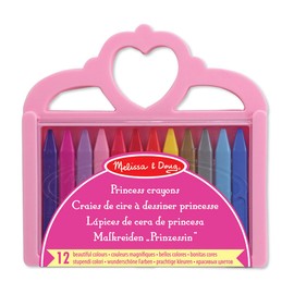Melissa & Doug Princess Crayon Set - 12 Colors
