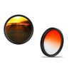 46 mm Professional Gradient Colour Filter Orange Colour Filter Graduated