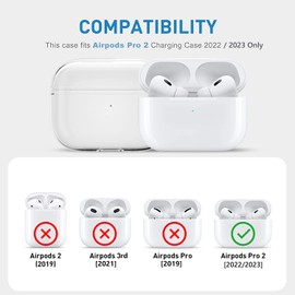 PHOEACC Compatible with AirPods Pro 2nd/1st Generation Case Cute 3D Flower Transparent Soft TPU Protective Case Cover with Keychain for Girls Women (Flower Green)