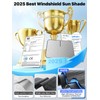 [2025 Upgraded] Nmoiss Car Windshield Sun Shade [Dot Matrix Reflective