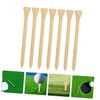 KICHOUSE 40pcs Golfing Essential Bamboo Golf Tees Holder Wear-Resistant Golf