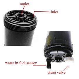 iFJF FS1098 Fuel/Water Separator with PCV Valve Replacement for B6.7 ISB6.7/QSB6.7 ISL8.9 L9 Series Diesel Engines for 5308722 5319680(Pack of 6)