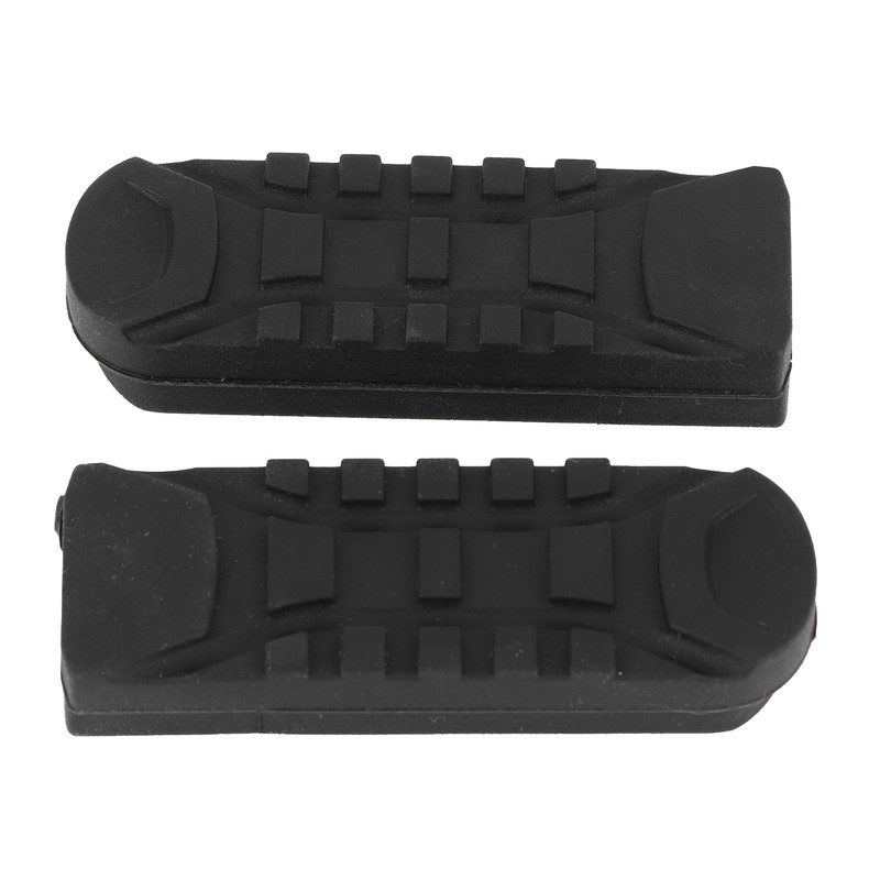 2pcs Motorcycle Front Footpeg Cover Enlarger Rubber Sleeve Fit for