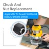 For DEWALT 12.77mm Collet And Nut 2-Pack for DW6212/DW616/DW618 Router