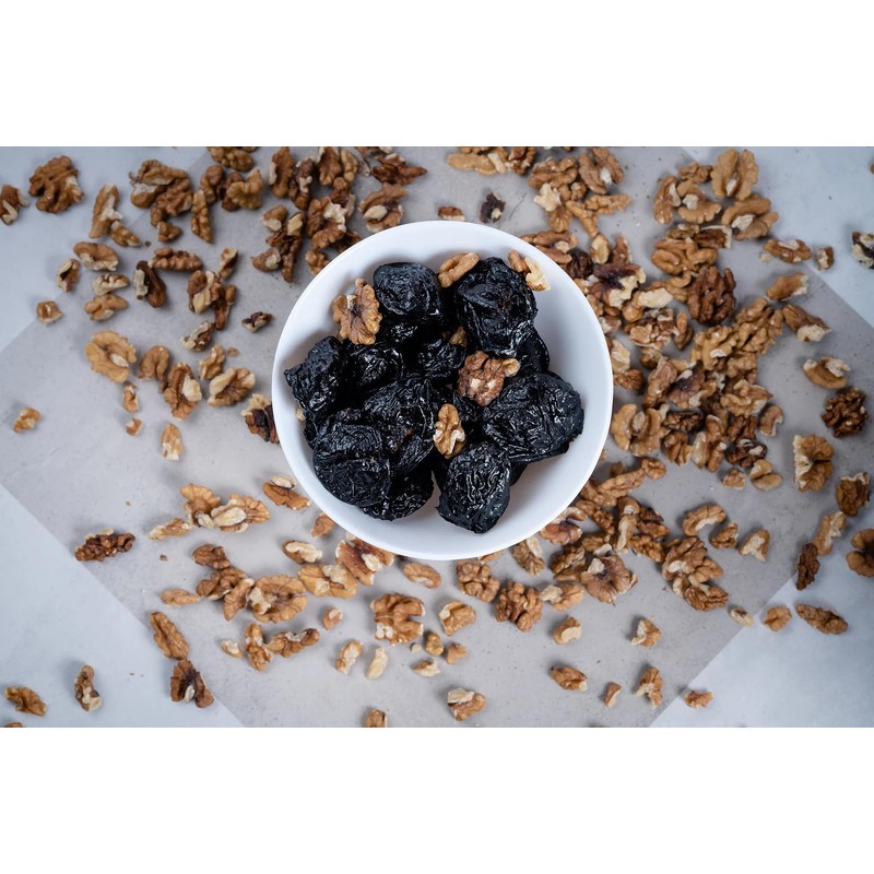 Belevini Prunes Stuffed with Walnuts, Kosher, Vegan, No Sugar Added