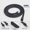 ZGZJWZ Handheld Shower Head，High Pressure Black Shower Head,Water Saving Detachable