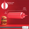Servette Home Refillable Squeeze Bottles for Ketchup and Mustard, Set