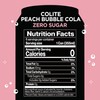 COLITE PeachBubble Cola Zero Sugar Soda - Zero Calorie Sparkling