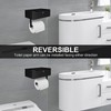 Noxm Toilet Paper Holder with Storage and Shelf Adhesive &