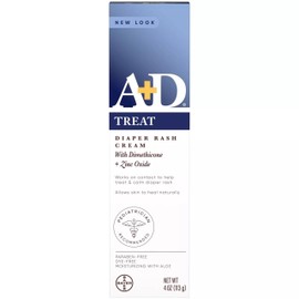A+D Diaper Rash Cream, Dimethicone Zinc Oxide Cream - 4 oz
