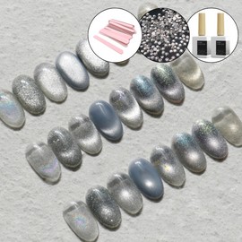 Diesel Aurora Queen Moonlight Moonlight Glitter Gel 8-piece set + 2 diesel top gels / 디젤 오로라퀸 문라이트 달빛 글리터젤 8종 세트+디젤탑젤2개