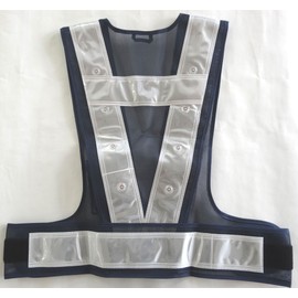 5916601 LED Safety Vest 70, Red and Blue Alternating Flashing