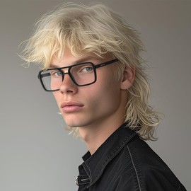 LONDON MOLE® Spy blue light blocking glasses | Cool square shaped pilot blue blockers | Anti eyestrain for screens | Men’s Women’s Unisex | Spring hinges