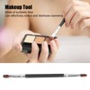 Concealer Brush, Double Headed Soft Bristled Makeup Brush, Portable Flat