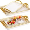Rtteri Set of 6 Serving Platters with Handles 18.3/16.73/14.8 Inch