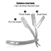 6pcs Beard Kit Shaving Knife Blade Beard Brush Scissors Storage