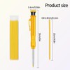 Fgdui 4PCS Carpentry Mechanical Pencils Set Builders Pencil and Pen