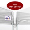 Impact Canopy 10-Foot Canopy Tent Rain Gutter, White