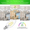 winshine E12 Candelabra LED Bulbs Dimmable 4000K Daylight 60W Equivalent,Type