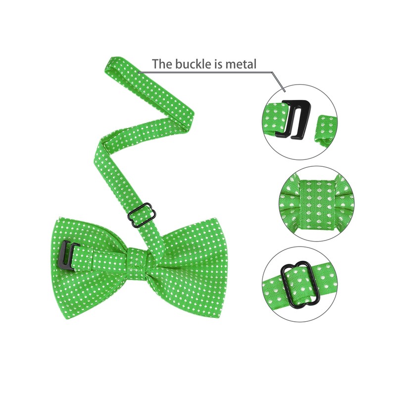 Allegra K One-Touch Bowtie, Polka Dot Pattern, Adult, Formal Bowtie,