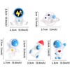 Cyodoos 25Pcs Outer Space Cupcake Toppers Space Astronaut Cupcake Picks