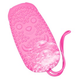 Esponja de Silicona Rosa para Piel Sensible Exfoliación Suave y Limpieza Profunda Cepillo Corporal 2 Texturas Ideal para Piel Delicada Higiene Facial y Corporal con Textura Suave